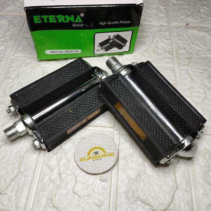 Pedal Karet ETERNA EN-P115 As Besar Untuk Sepeda Pancal Onthel Mini Phoenix Ontel Jengki Jadul