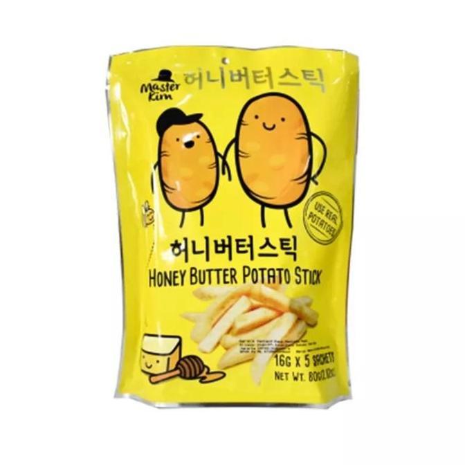 Snack Import Potato Stick Master Kim 1 Pack Ada 3 Varian Rasa