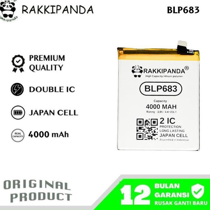 NEW RAKKIPANDA BLP683/BLP695/BLP689 COMPATIBLE WITH OPPO A7X / F9 / F9 PRO / REALME 2 PRO / REALME U