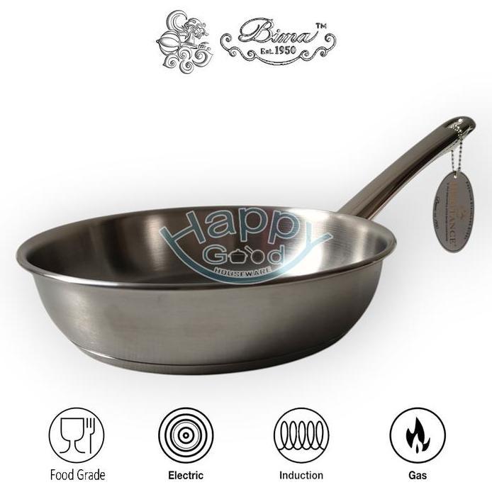 BIMA HERITANCE PRO-LITE 20-24CM FRYPAN | PANCI PENGGORENGAN INDUKSI STAINLESS SUS304