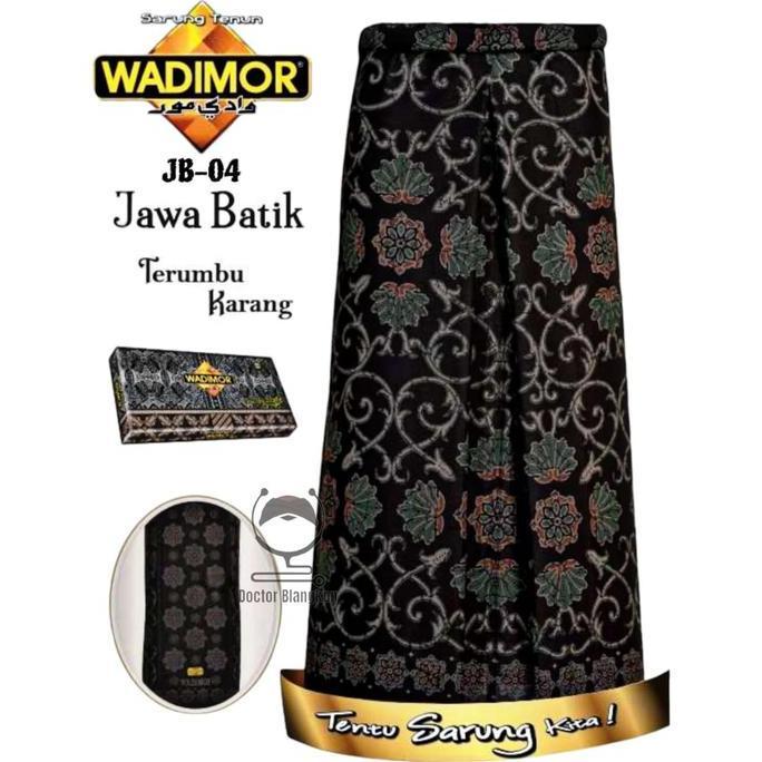 Sarung Wadimor Gus Iqdam Motif Batik Jawa Pekalongan Kain Tenun Katun Lembut Nyaman Santri Pria Dewa