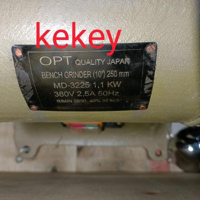Promo Grenda Duduk 10" Inch Bench Grinder 10" Opt 380 V