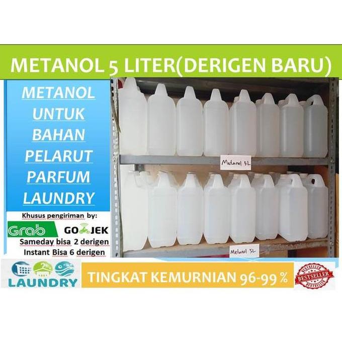 METANOL 5 LITER METANOL MURNI BAHAN PELARUT PARFUM LAUNDRY
