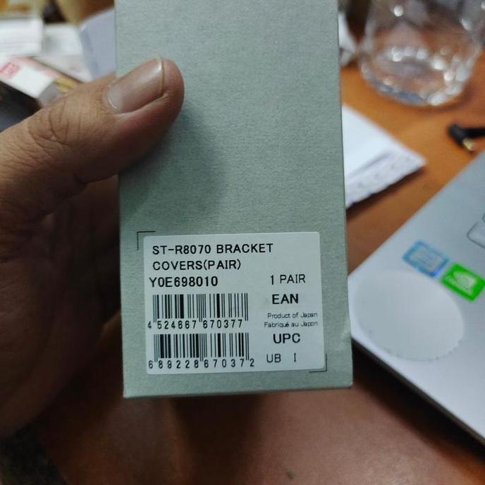 Shimano Bracket Covers ST-R8070 Hood Cover Karet Brifter Ultegra Di2 Disc Brake R8070 Original Shima