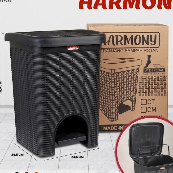 Tempat Sampah 10 Liter / Tempat Samah Injak / Tong Sampah Injak Harmony