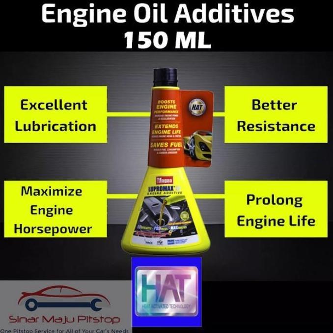 CAIRAN ADITIF OLI MESIN MOBIL & MOTOR PENGHEMAT KONSUMSI BENSIN - LUPROMAX ENGINE ADDITIVE 150 ml Or