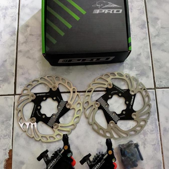 BrakeSet Semi Hydraulic IIIPRO Flat Mount Not TRP Radius Tektro
