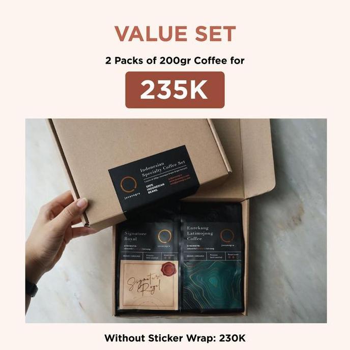 Javanegra Value Set 1 box isi 2x200gr Kopi
