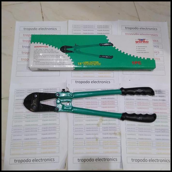TERLARIS GUNTING BESI BETON 18 INCH WIPRO 