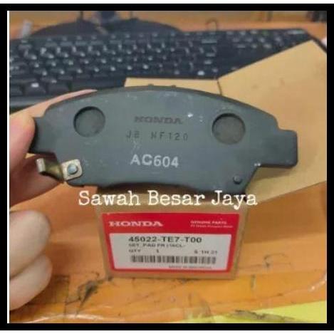TERBARU BRAKE PAD KAMPAS KANVAS REM DEPAN HONDA JAZZ RS GE8 GK5 . FREED . MOBILIO . CITY GM2 GM6 ORI