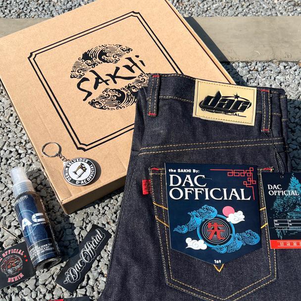 Celana Denim Selvedge Accent 16 Oz Art Sakhi/ Raw Denim/Selvedge Pria