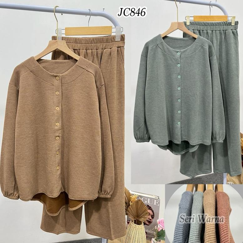 GARANSI LIKE&BUY ONESET AUREL STELAN KNIT BUSUI FRENDLY || SET ROK BUSUI KNIT