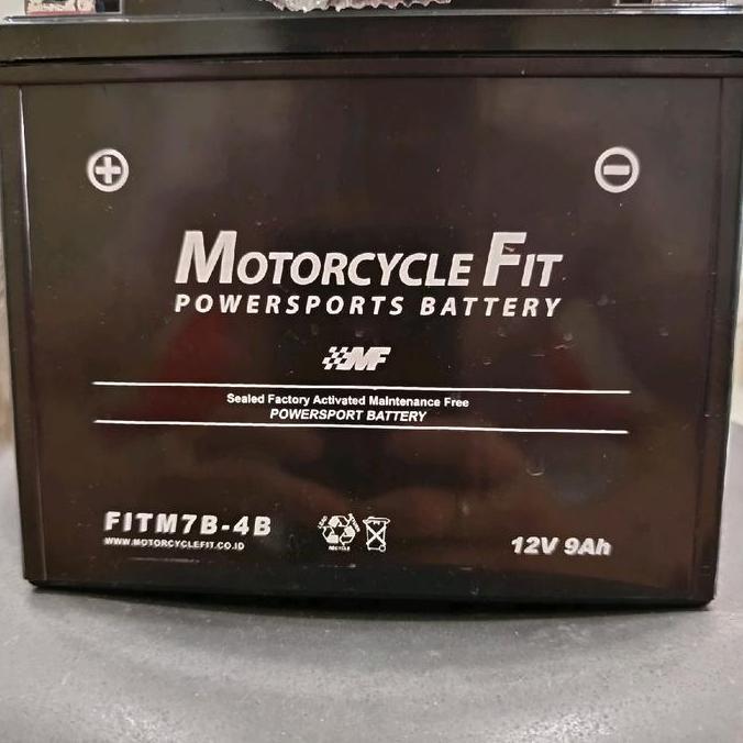NEW AKI MOTOR FITM7B4B GM7B4B 12V 9AH YAMAHA NOUVO SCORPIO HONDA TIGER ORI