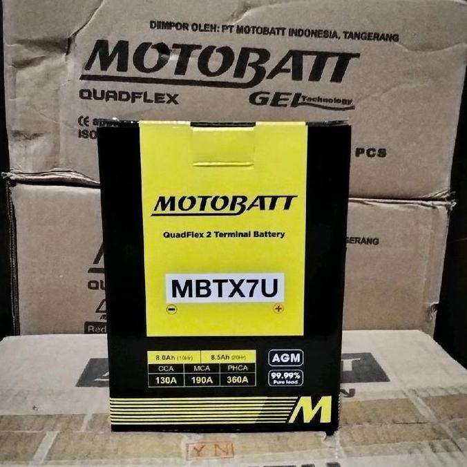 NEW AKI MOTOR YAMAHA R25 MOTOBATT MBTX7U AKI KERING/AKI GEL ORI
