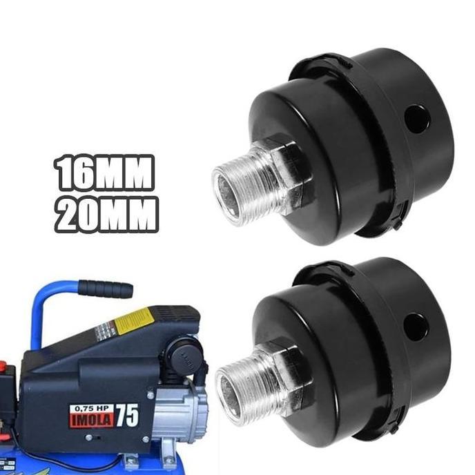 Oil - Free Compressor Air Filter (16Mm/20Mm) - Metal Filter, Silences Compressor Noise