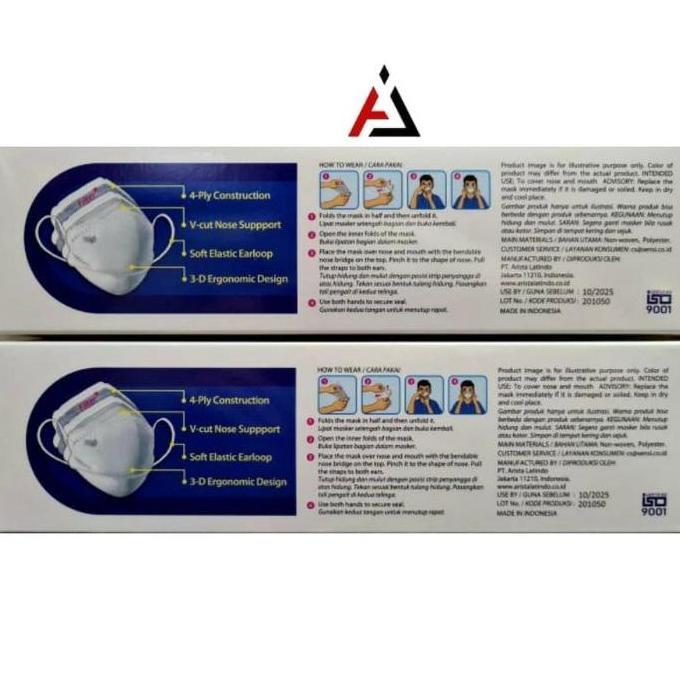 Masker Sensi Convex 4 Ply Per Box Isi 20 Pcs / Sensi Convex Mask