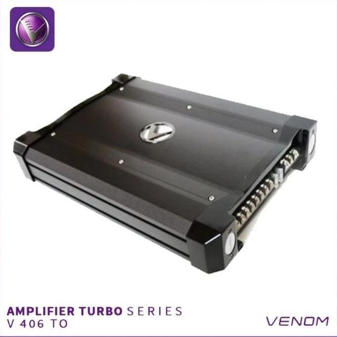 POWER 4 CHANELL VENOM TURBO V 406TO Amplifier, Audio Sound Mobil