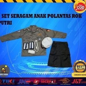baju polisi anak seragam polisi anak/ kostum karnaval komplit pocil laki laki perempuan/ cewe usia 2