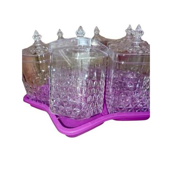 Toples Calista Kistal 6 Daun - Wadah Penyimpanan Makanan SM