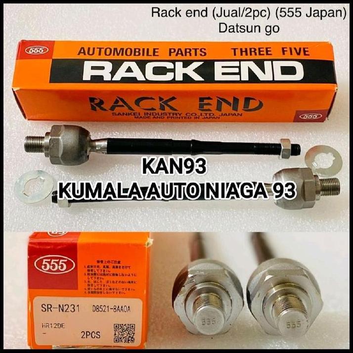 TERLARIS RACK END-LONG TIEROD NISSAN DATSUN GO 1SET 555 JAPAN