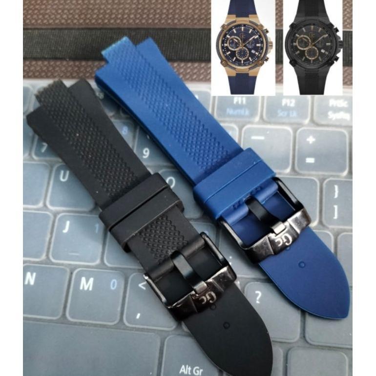Strap Tali  Jam Tangan GC Y24006G7 tali jam Guess Collection rubber Y24008G
