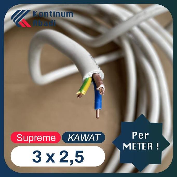 Bijuli- Kabel Listrik Supreme Nym 3 X 2.5 Mm 3 X 2,5 Mm | Per Meter