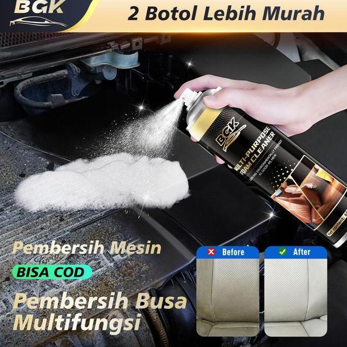 Ndeva_cools - 2 Botol Lebih MurahBGK Pembersih Busa Multifungsi 650ml/ Pembersih InteriorMobil / Mul