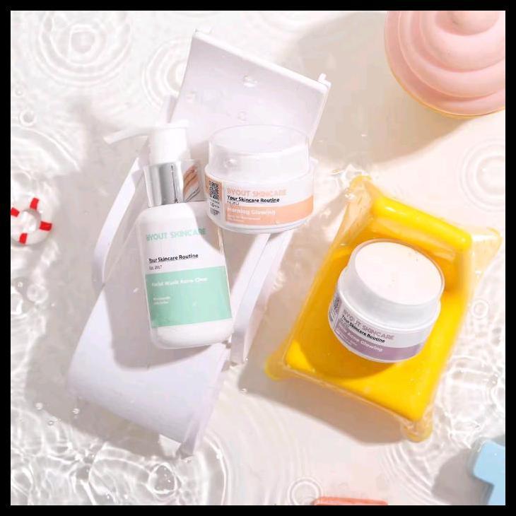 Paket Perawatan Acne Glowing Cream Skincare By Nisa Bpom Berjerawat Extract  Oily Facial Wajah Acne 