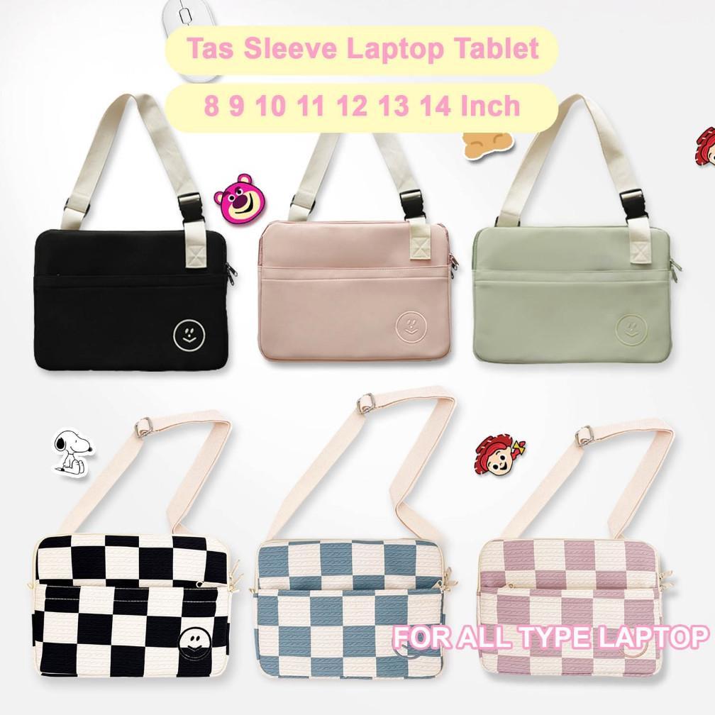 Tas Tablet Strap Slempang Slingbag Pouch Cover Case Shockproof Full Protection iPad Air Pro Tab Sams