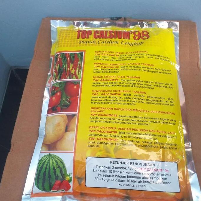 Pupuk Kalsium 1 kg untuk mencegah rontok bunga dan Buah pada tanaman cabe
