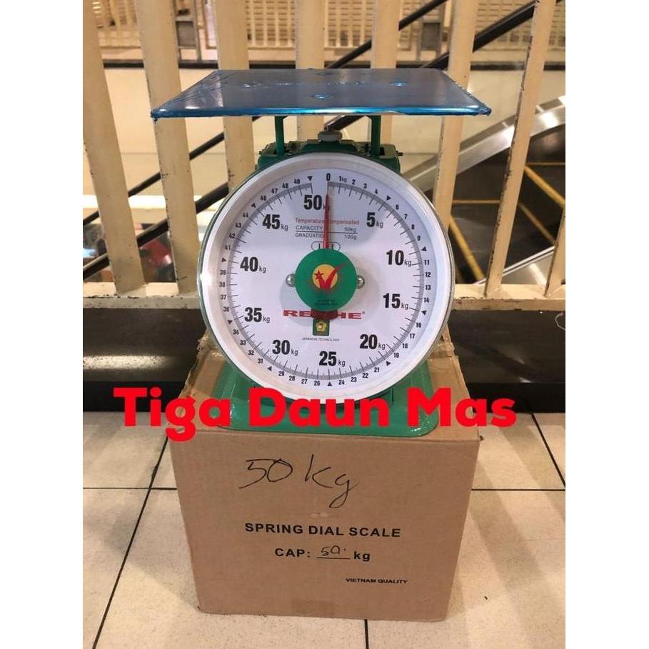 Timbangan Duduk Jarum Kualitas Vietnam Kapasitas 50 Kg Timbangan Renhe 50 Kg