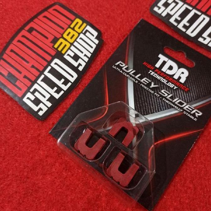 Slider Set Slide Piece Karet Pulley CVT TDR Racing Mio Sporty Mio Smile Fino Karbu Nouvo Karbu Mio J