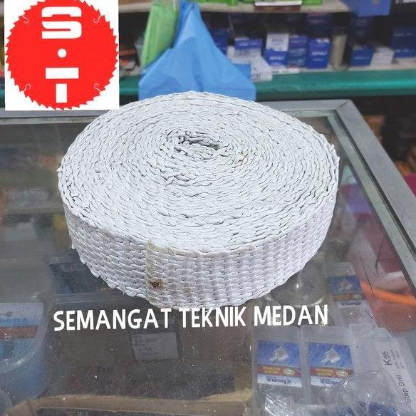 NEW FIBER ASBES PITA PACKING TAHAN PANAS 2 INCH ASBES INSULATION TAPE