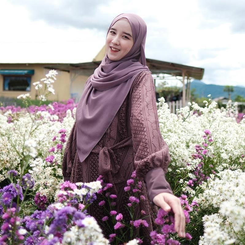 TERMURAH ZAYRA HIJAB | LOVELY - DRESS GAMIS WANITA SYARI BROKAT KONDANGAN LEBARAN JUMBO ELEGAN TERBA