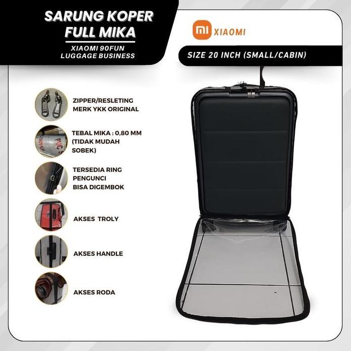 Sarung Koper Fullmika Xiaomi Luggage Business 55/20 inch (Small/Cabin)