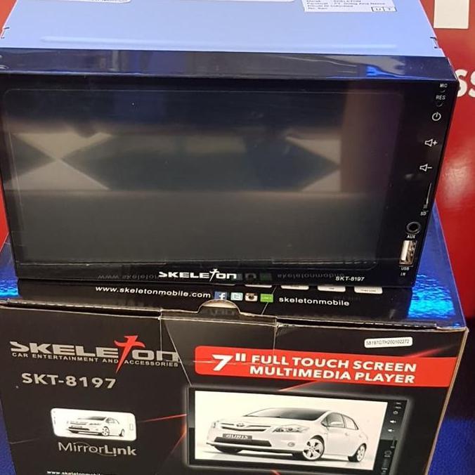HEADUNIT DOUBLE DIN Skeleton Seri SKT-8179