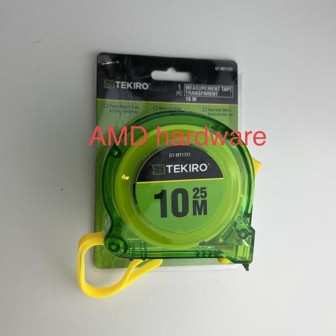 Meteran Plastik Karet 10m Tape Measure 10 meter Original Tekiro Japan