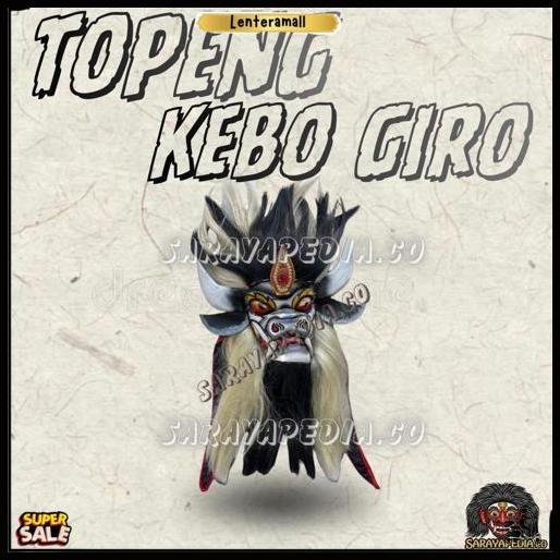 Topeng Kebo Giro Premium Topeng Pentas Sry Promo