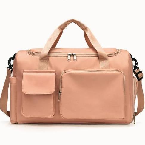 LBT Tas Travel Besar Lipat 7027 Tas Koper Lipat Jinjing Waterproof Motif Polos