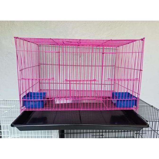 putriangkasapera - grosir kandang besi lipat 50x30x30 kandang kucing kitten anjing kelinci kandang b