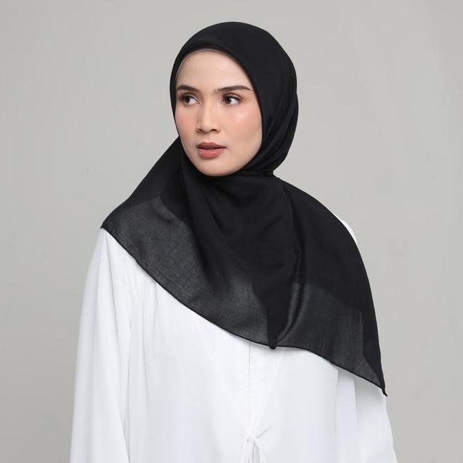 Naysillia_T - [Best Seller] Elzatta Hijab Kerudung Scarf Square Jilbab Segi Empat Polos Obelia Samid