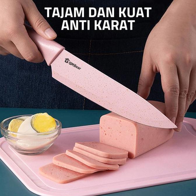 Serpente- Gm Bear Pisau Dapur Set Multifungsi - Pisau Dapur 1 Set