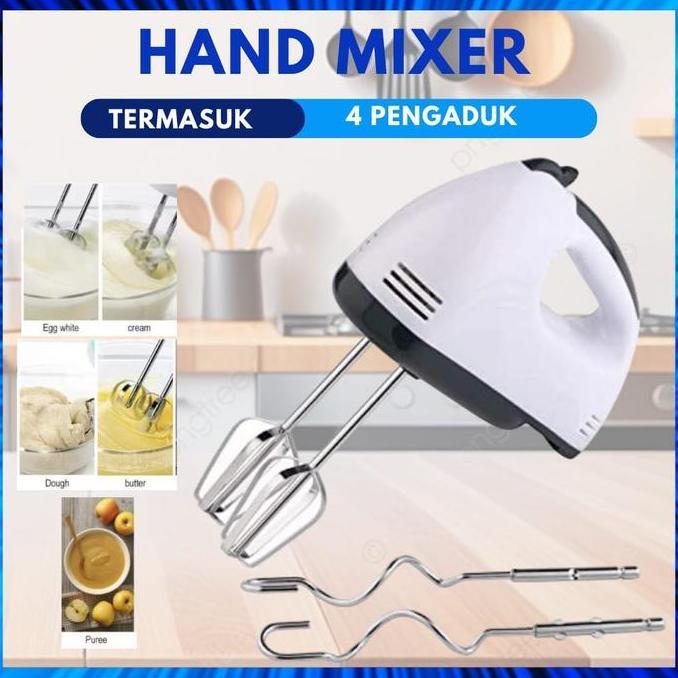 Dayanaputrisembilan - Super Hand Mixer Pengocok Telur Scarlet / Hand Mixer Sqrs
