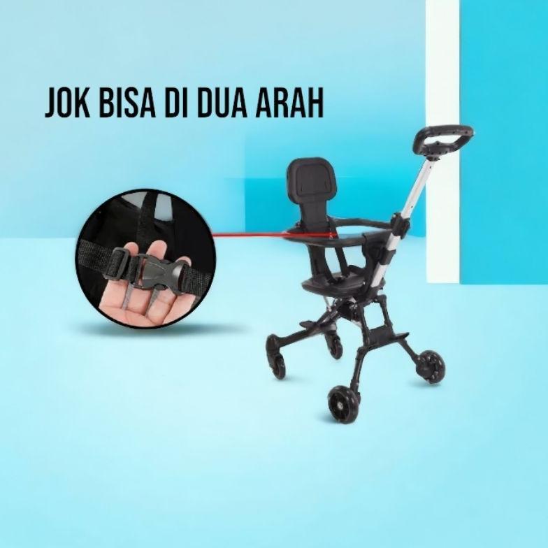 FACTORYZTA STROLLER MAGIC BAYI MURAH KERETA BAYI DORONG RODA EMPAT/PERLENGKAPAN BAYI TRAVELING MURAH