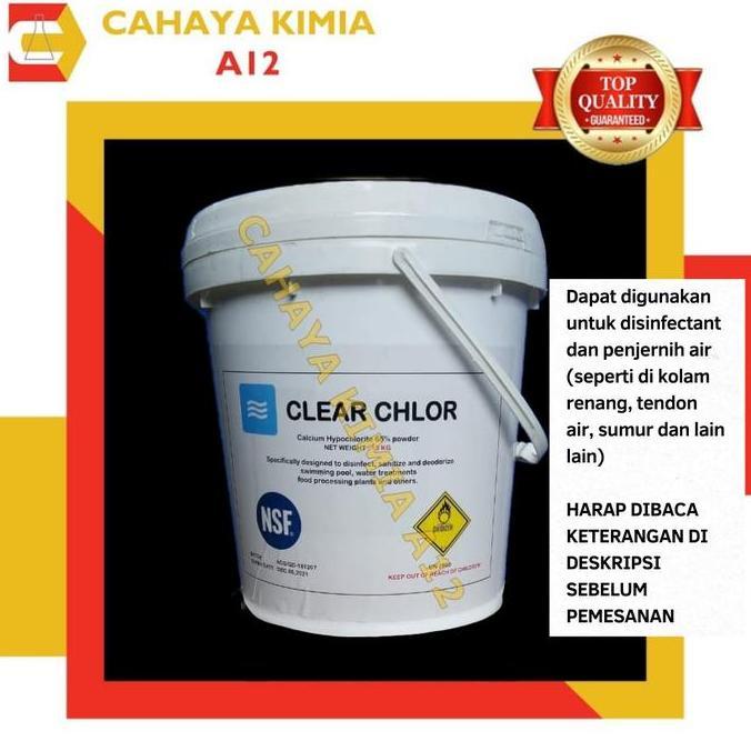 TERLARIS Kaporit Bubuk 65% "Clear Chlor" ex. RRC 1 Pail (15 kg)
