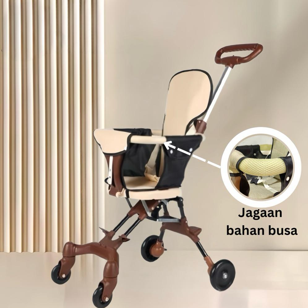 ESTAVELLE STROLLER MAGIC BAYI MURAH KERETA BAYI DORONG RODA EMPAT/PERLENGKAPAN BAYI TRAVELING TERMUR