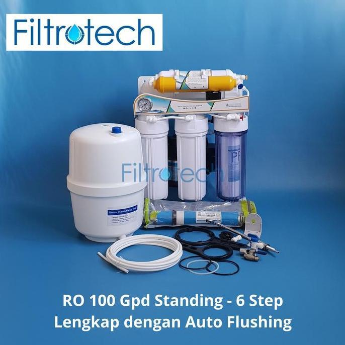 Mangiare- Ro Undersink 100 Gpd Standing Mesin Ro Air Minum