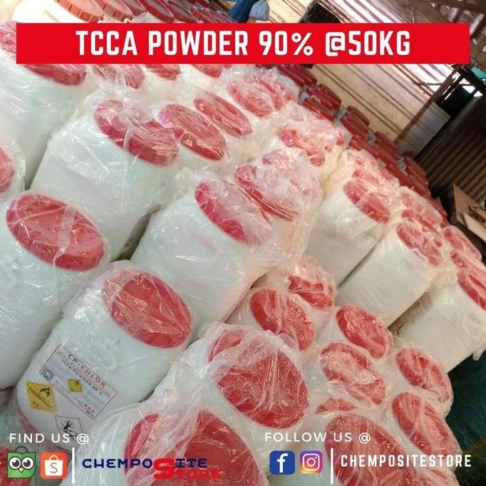 Tcca bubuk / kaporit bubuk / klorin bubuk 90% kemasan 50kg GOJEK ONLY