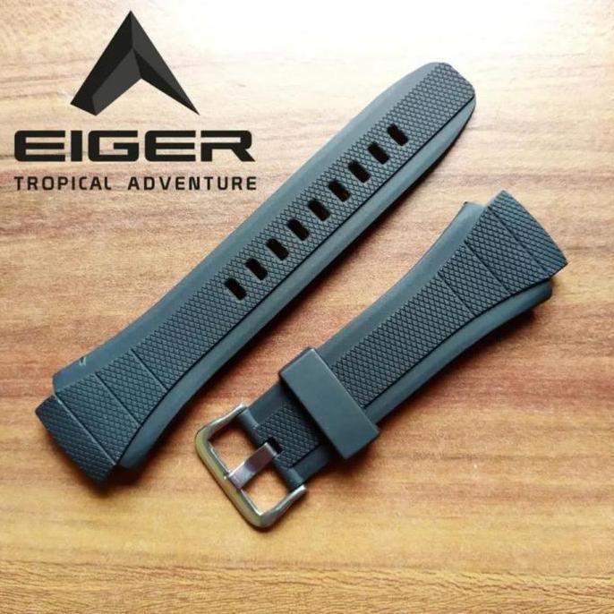 Ready  Tali Jam Tangan Pria EIGER LYW 0101 LS 0101 Jam Tangan Karet Eiger