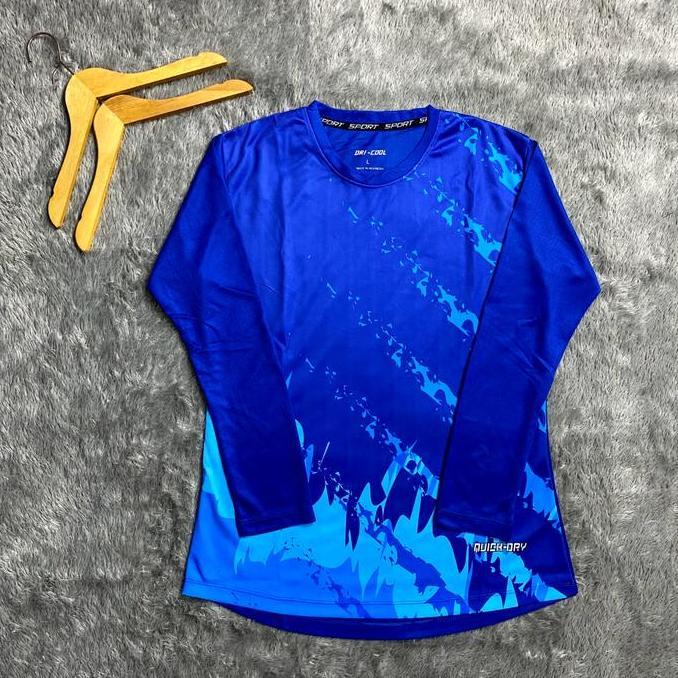 Lansungkirim- Baju Olahraga Wanita Senam Zumba Aerobic Hijab Lengan Panjang Zrp-68